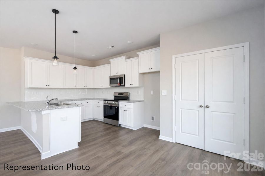 Furnished interior view inside a new home in , Shelby (Image 3).