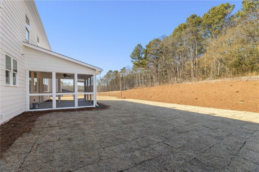 Exterior details and patio area of a home in Autumn Brook, Canton (Image 4).