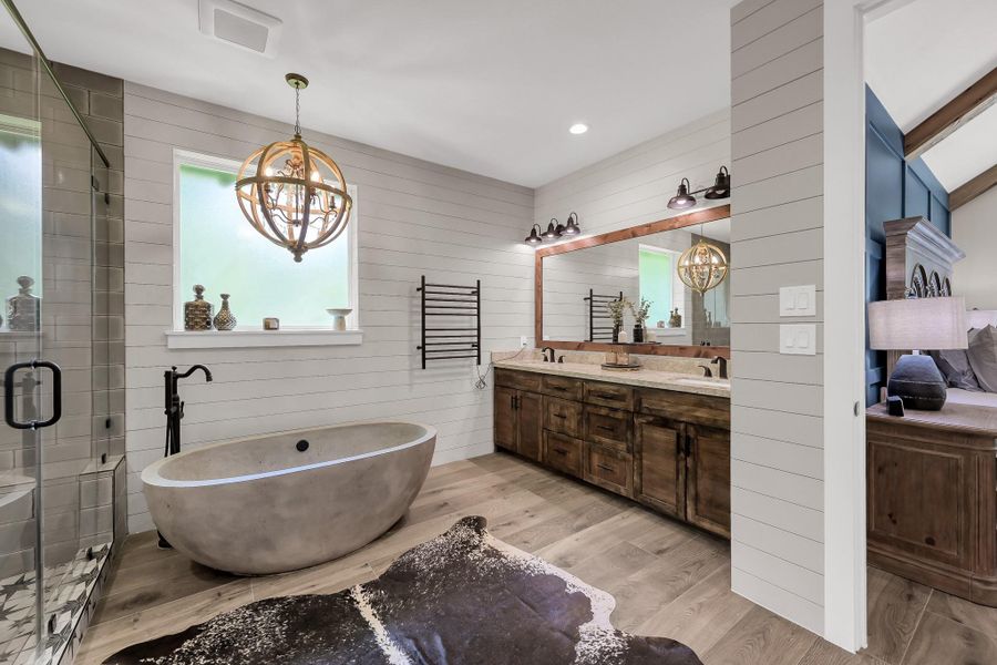 Furnished interior view inside a new home in , Montgomery (Image 8). Furnished interior view inside a new home in , Montgomery (Image 8).