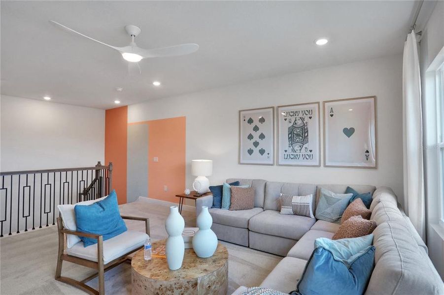 Furnished interior view inside a new home in Angeline, Land O' Lakes (Image 57).