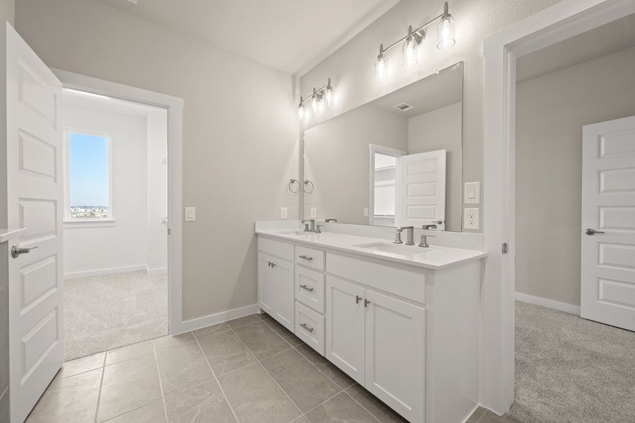 Furnished interior view inside a new home in Wildridge, Oak Point (Image 10).