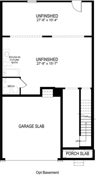 2D floor plan layout for the ROBIE by D.R. Horton in Oconee Overlook, Gainesville, GA (Image 4). 2D floor plan layout for the ROBIE by D.R. Horton in Oconee Overlook, Gainesville, GA (Image 4).