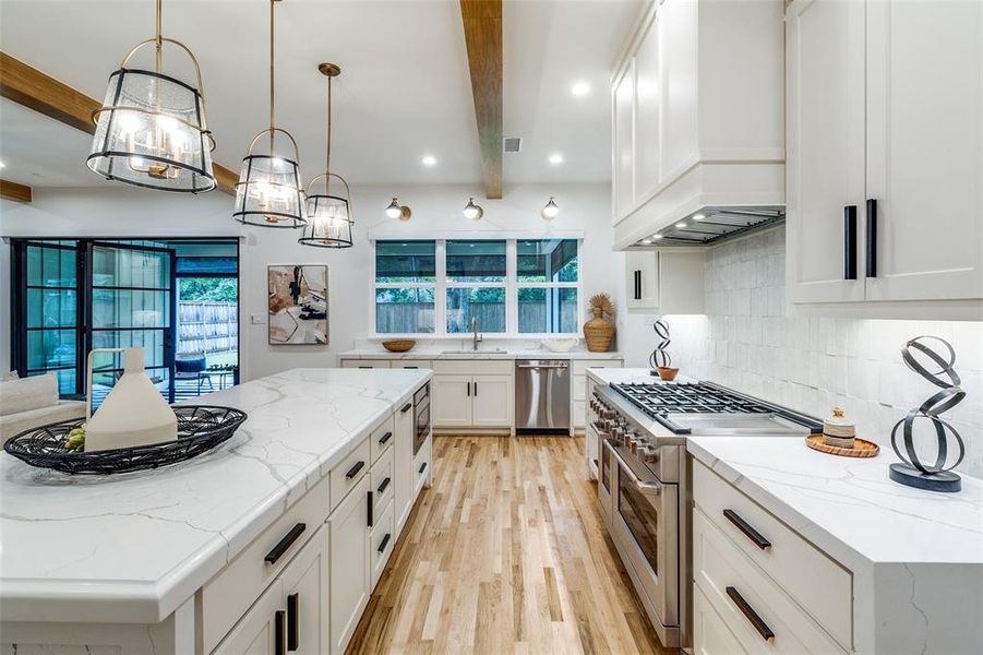 Furnished interior view inside a new home in , Dallas (Image 12).