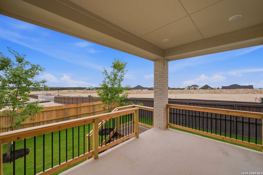 Exterior details and patio area of a home in Prominence, San Antonio (Image 3). Exterior details and patio area of a home in Prominence, San Antonio (Image 3).