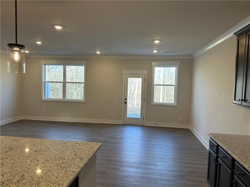 Spacious, unfurnished interior of a new home in Millstone at Mundy Mill, Gainesville (Image 31). Spacious, unfurnished interior of a new home in Millstone at Mundy Mill, Gainesville (Image 31).