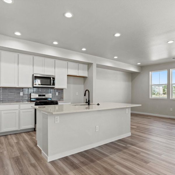 Furnished interior view inside a new home in Arras Park, Thornton (Image 6).