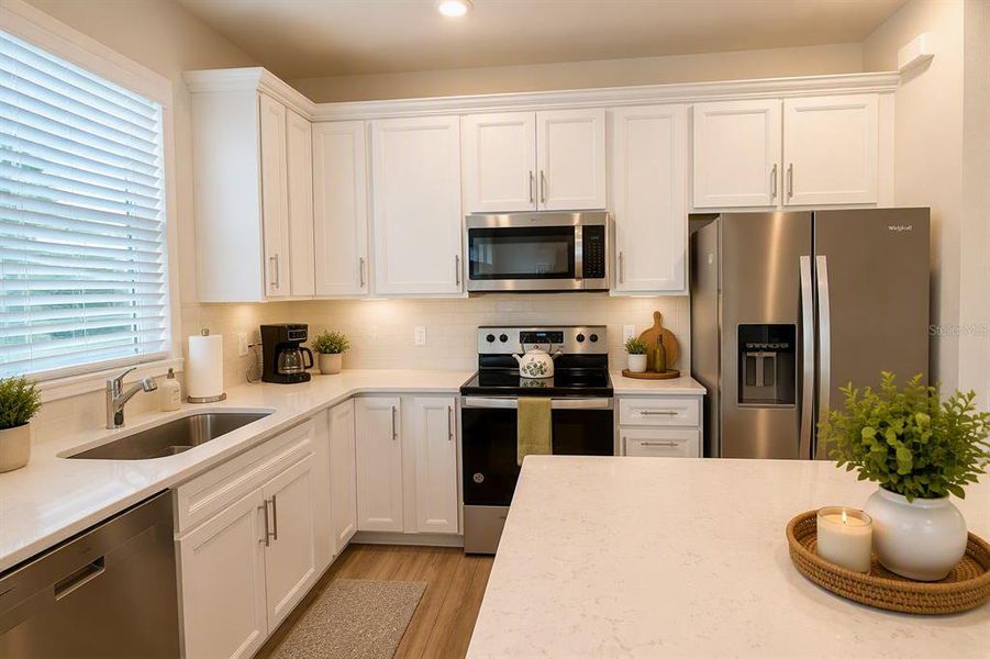 Furnished interior view inside a new home in , Kissimmee (Image 16).