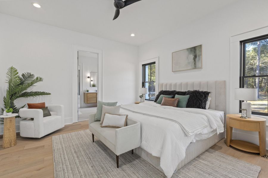 Furnished interior view inside a new home in , Johns Island (Image 36).