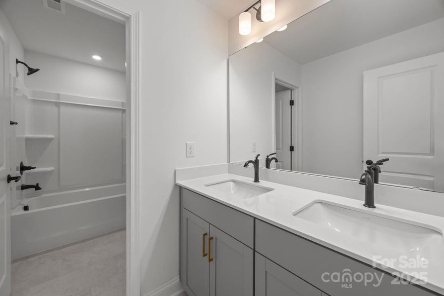 Furnished interior view inside a new home in Lakeside Glen, York (Image 28).