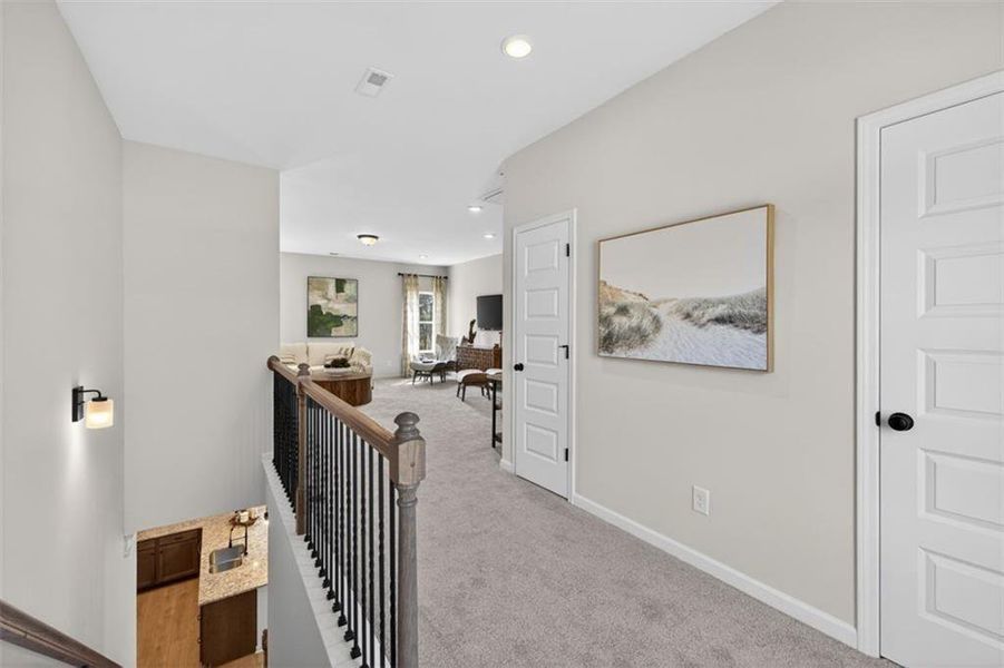 Furnished interior view inside a new home in Oakmont, Dallas (Image 21).