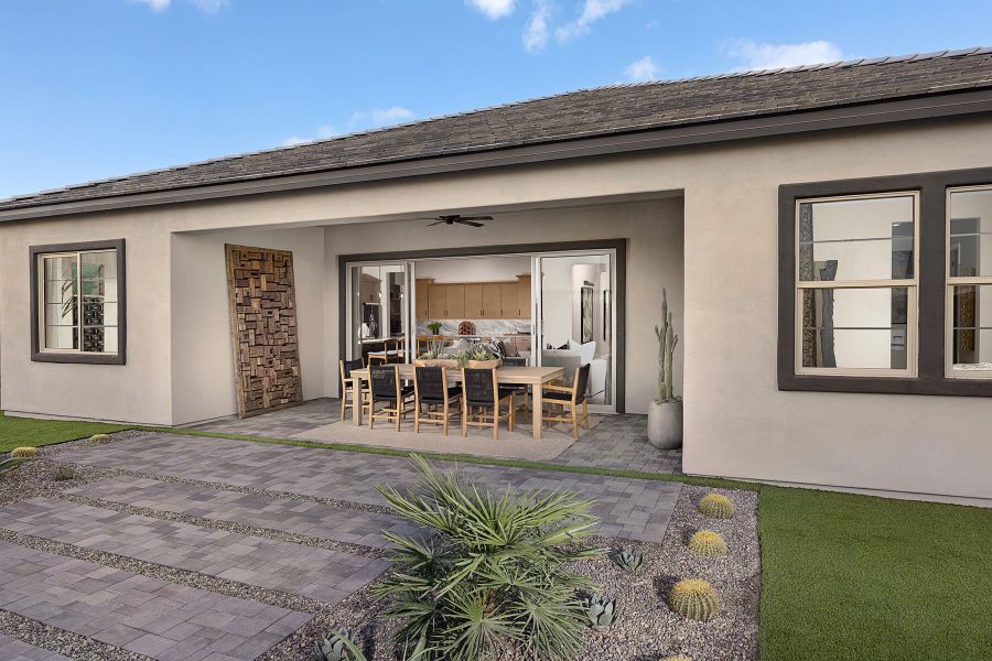 Representative exterior details of a home built from the Lilac by Mattamy Homes in White Tank Vistas, Waddell (Image 25).