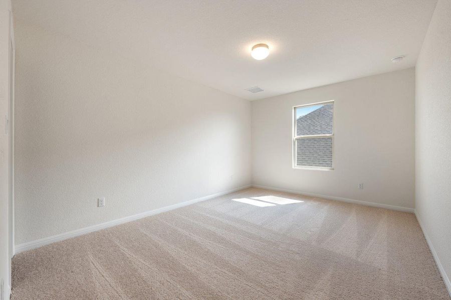 Spacious, unfurnished interior of a new home in The Colony, Bastrop (Image 23). Spacious, unfurnished interior of a new home in The Colony, Bastrop (Image 23).