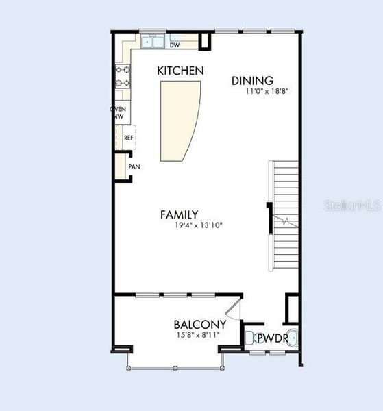 2D floor plan layout of this home in , Sarasota, FL (Image 4).