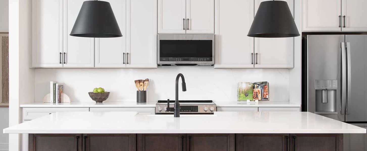 Furnished interior in a model home at Oakfield Trails Traditional in Parrish (Image 17).