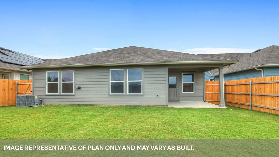 Front exterior of a new home in Trace, San Marcos, TX, highlighting curb appeal (Image 2). Front exterior of a new home in Trace, San Marcos, TX, highlighting curb appeal (Image 2).