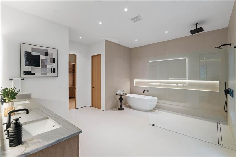 Furnished interior view inside a new home in , Atlanta (Image 36). Furnished interior view inside a new home in , Atlanta (Image 36).