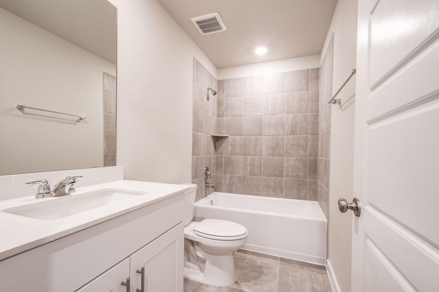 Furnished interior view inside a new home in Heights of Barbers Hill, Baytown (Image 12).