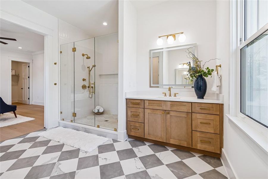 Furnished interior view inside a new home in , Tampa (Image 18). Furnished interior view inside a new home in , Tampa (Image 18).