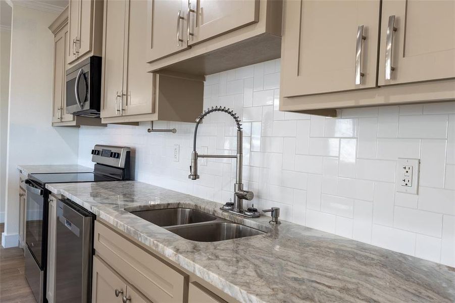 Close-up of interior finishes inside a home in , Lindale (Image 14). Close-up of interior finishes inside a home in , Lindale (Image 14).