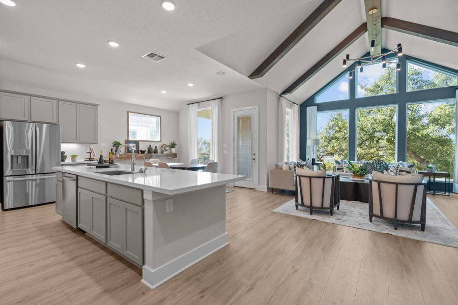 Furnished interior view inside a new home in Esperanza, Boerne (Image 19).