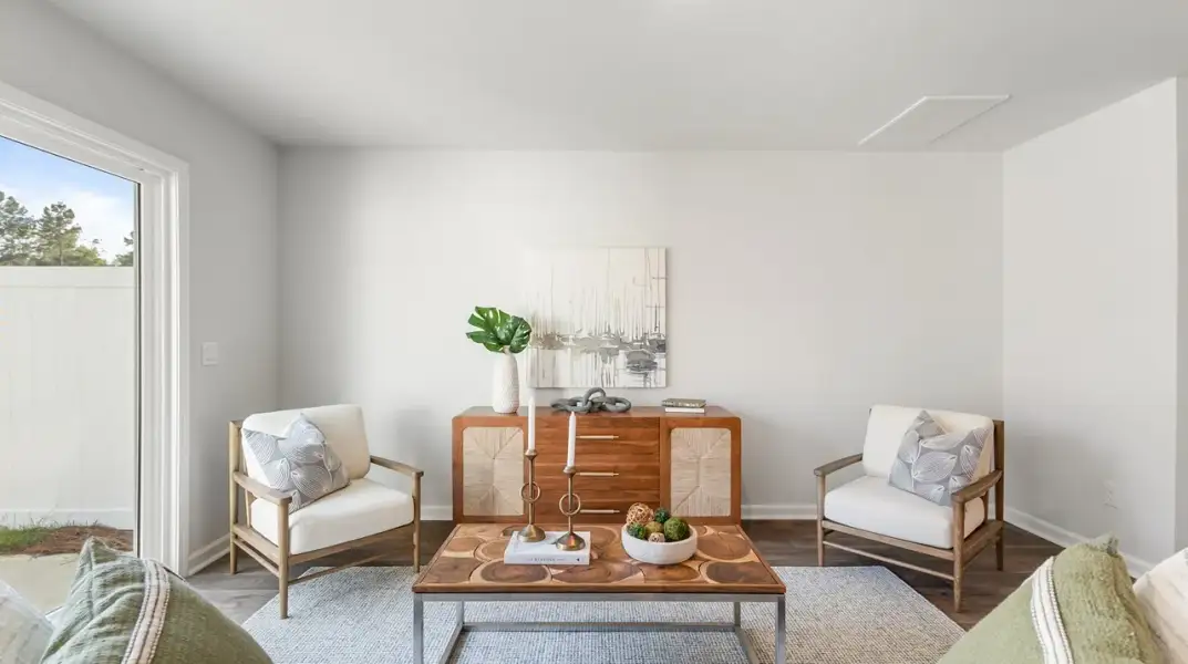 Furnished interior view inside a new home in Pine Hills Townhomes at Cane Bay, Summerville (Image 16).