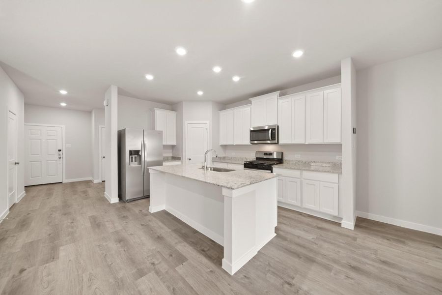 Furnished interior view inside a new home in Lexington Heights, Willis (Image 7). Furnished interior view inside a new home in Lexington Heights, Willis (Image 7).