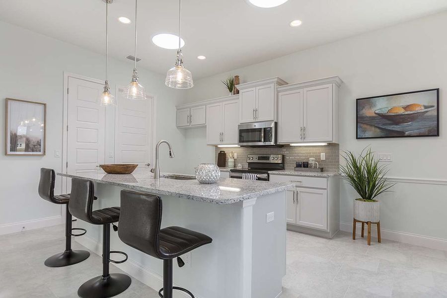 Representative furnished interior of a home built from the Birkdale by Paytas Homes in The Reserve at Victoria, Deland (Image 32).