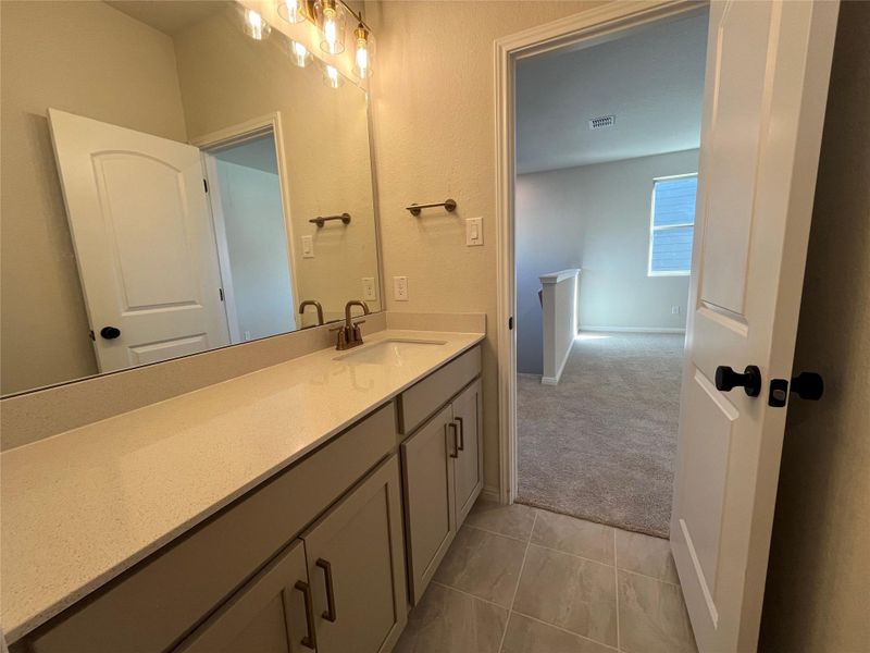Furnished interior view inside a new home in The Cottages at Lariat, Liberty Hill (Image 13).