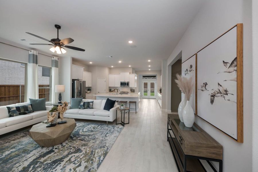 Furnished interior view inside a new home in Las Lomas, Forney (Image 7). Furnished interior view inside a new home in Las Lomas, Forney (Image 7).