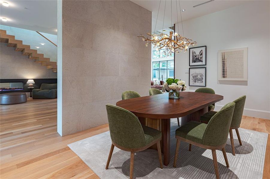 Furnished interior view inside a new home in , Dallas (Image 10). Furnished interior view inside a new home in , Dallas (Image 10).