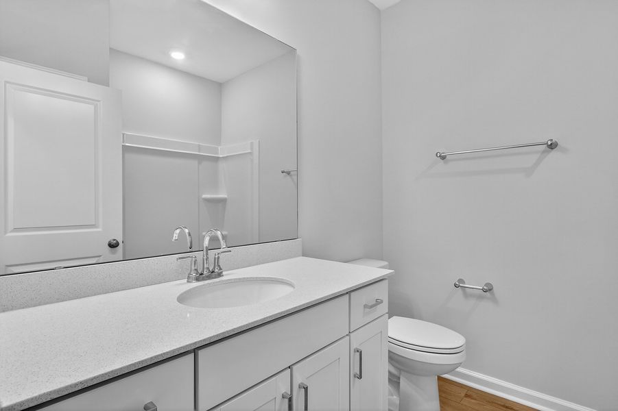 Furnished interior view inside a new home in Grand Park, Leland (Image 10). Furnished interior view inside a new home in Grand Park, Leland (Image 10).