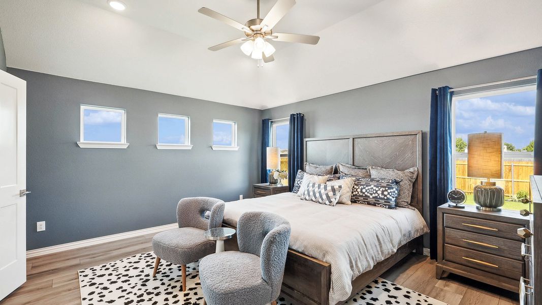 Furnished interior view inside a new home in Pebblebrook, Sherman (Image 11).