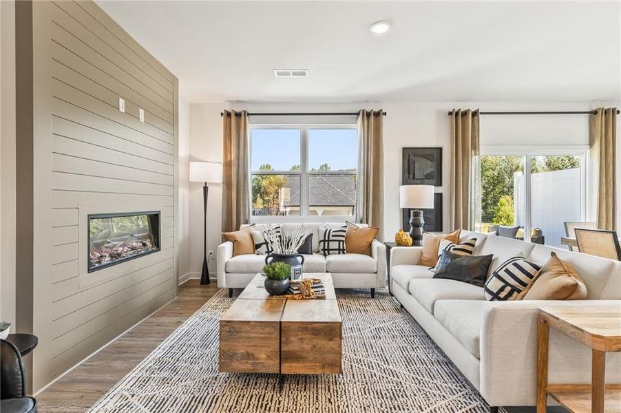 Furnished interior view inside a new home in Azalea Square Townhomes, Lawrenceville (Image 8).