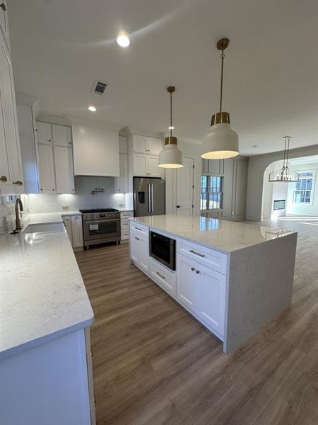 Furnished interior view inside a new home in Skyview On Broad, Sugar Hill (Image 5).