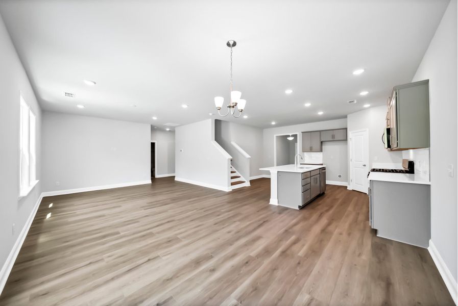 Spacious, unfurnished interior of a new home in Monroe Preserve, Chapin (Image 34).
