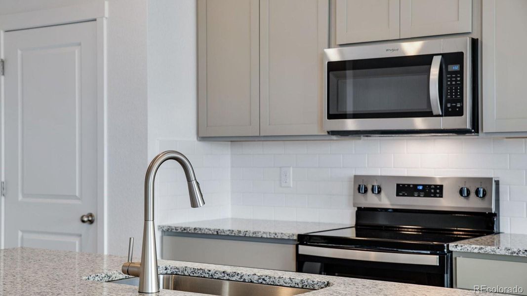 Close-up of interior finishes inside a home in Settlers Crossing, Commerce City (Image 19).