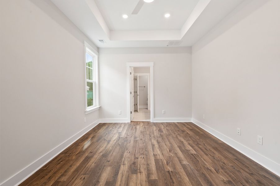 Representative unfurnished interior of a home built from the Arlington by Hunter Quinn Homes in Huckleberry Estates, Conway (Image 22). Representative unfurnished interior of a home built from the Arlington by Hunter Quinn Homes in Huckleberry Estates, Conway (Image 22).