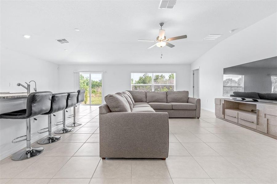 Furnished interior view inside a new home in Berry Bay, Wimauma (Image 9).