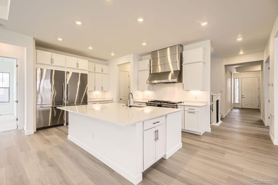 Furnished interior view inside a new home in Red Rocks Ranch: The Grand Collection, Morrison (Image 4).
