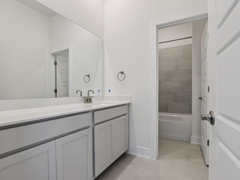 Furnished interior view inside a new home in Arcadia Ridge - Classic Series, San Antonio (Image 9).