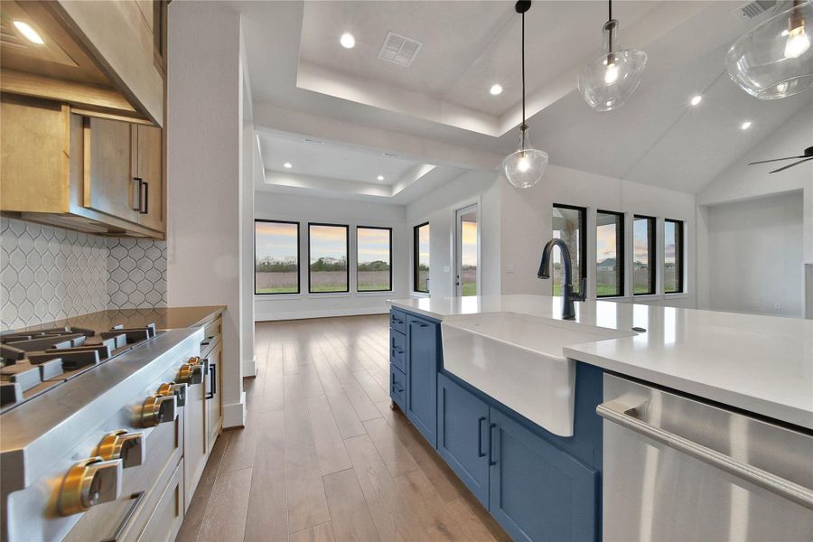 Furnished interior view inside a new home in High Meadow Estates, New Waverly (Image 10).