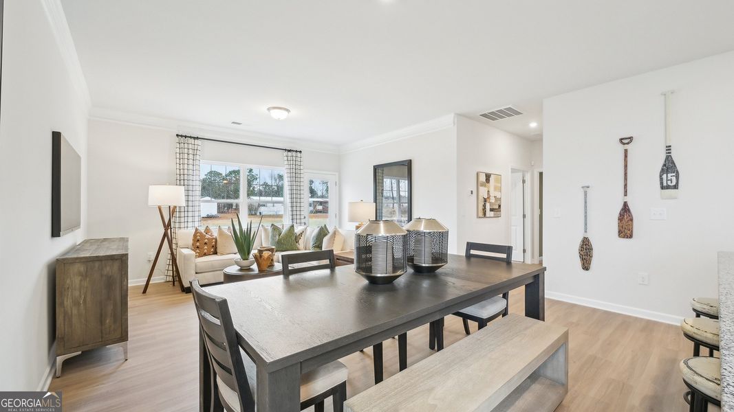 Furnished interior view inside a new home in Maddox Station, Eatonton (Image 7).