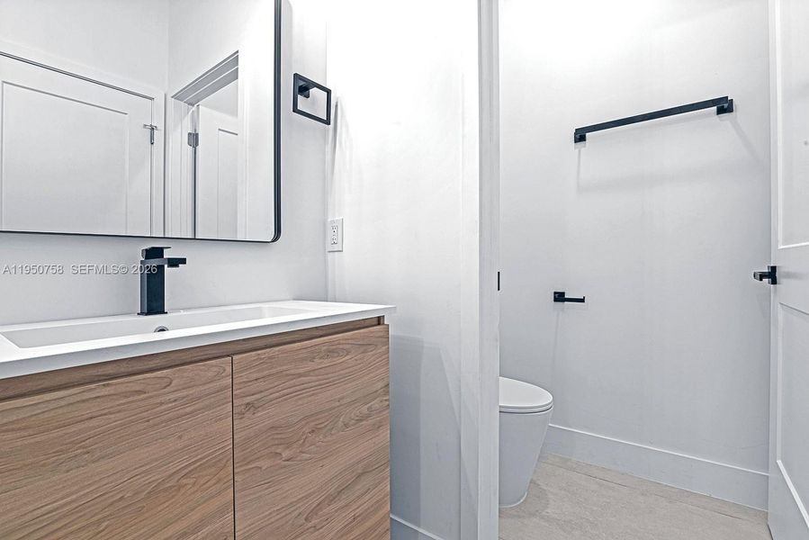 Furnished interior view inside a new home in , Miami (Image 14).