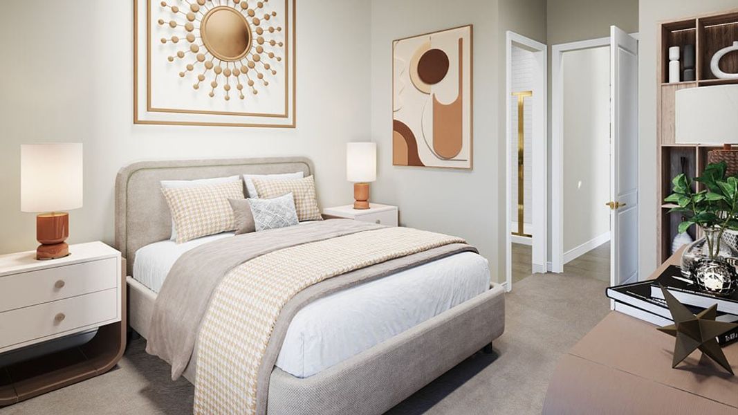 Representative furnished interior of a home built from the Argenta by Taylor Morrison in Skye Ranch Community Group Page, Sarasota (Image 17).