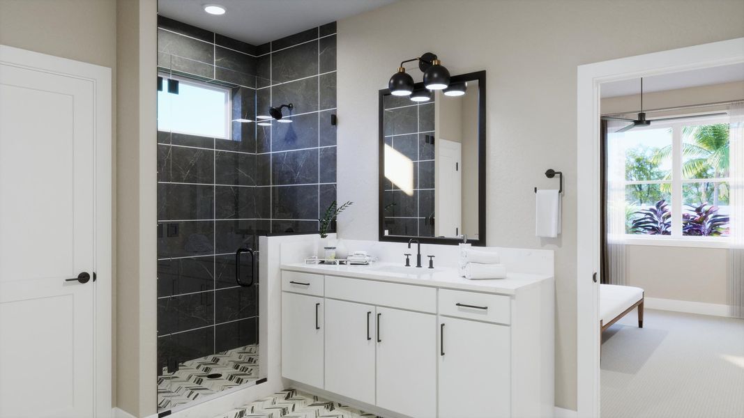 Representative furnished interior of a home built from the Serenity by Risewell Homes in Trinity Gardens, Deland (Image 14).