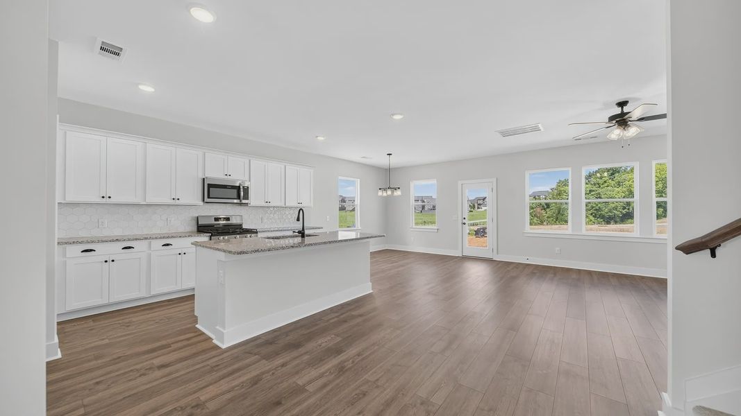 Furnished interior view inside a new home in McClure Farms, Columbia (Image 15).