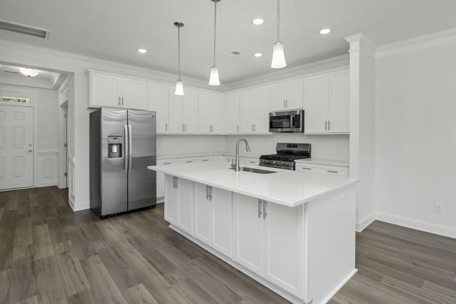 Furnished interior view inside a new home in Lake Carolina Townhomes, Columbia (Image 7).