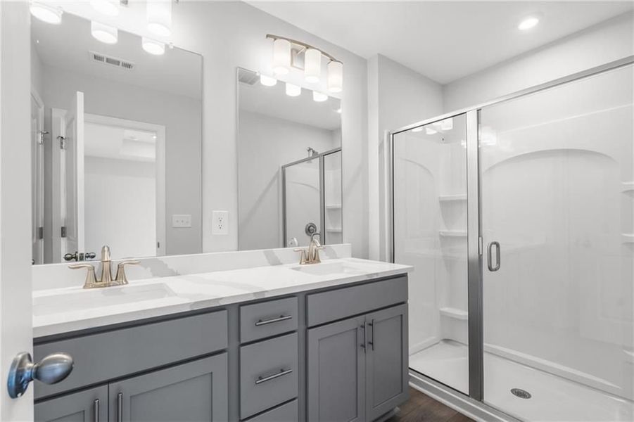 Furnished interior view inside a new home in Stegall Village, Emerson (Image 8).