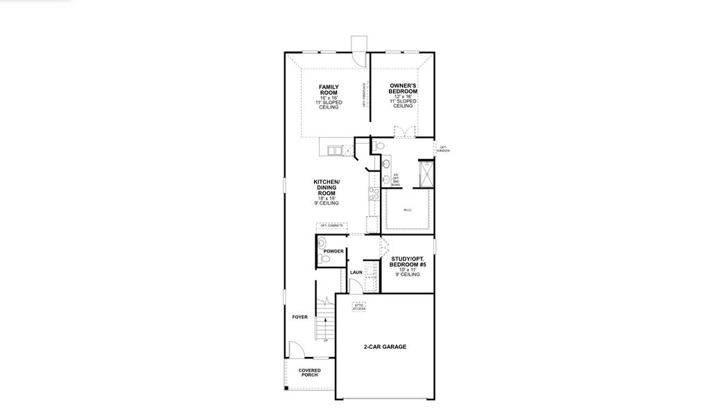 2D floor plan layout of this home in Meadow Park, Ponder, TX (Image 5). 2D floor plan layout of this home in Meadow Park, Ponder, TX (Image 5).