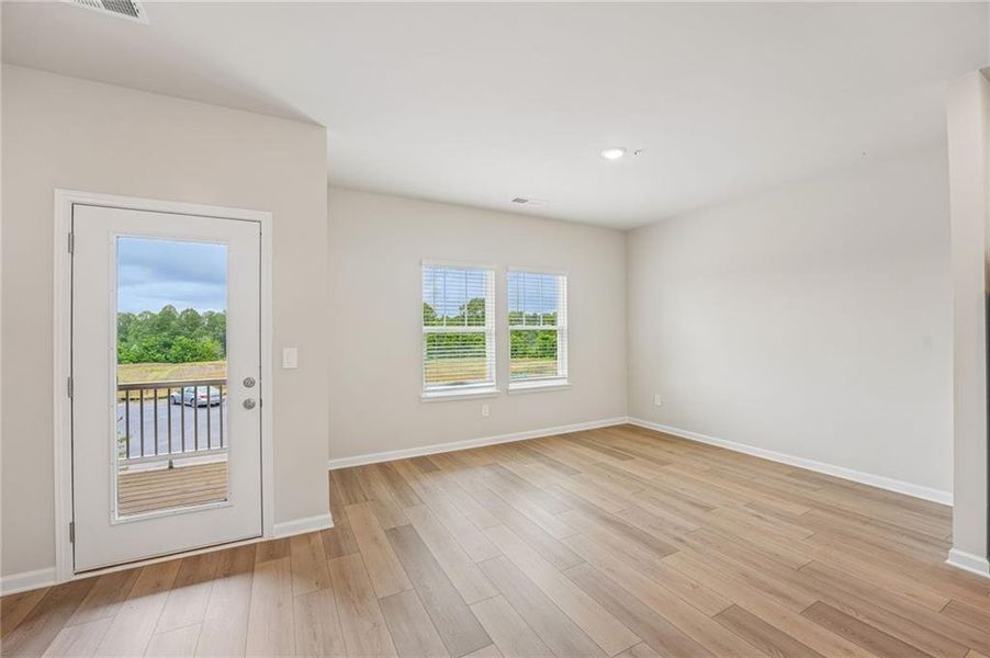 Spacious, unfurnished interior of a new home in Hemingway - Highland Series, Cumming (Image 31).